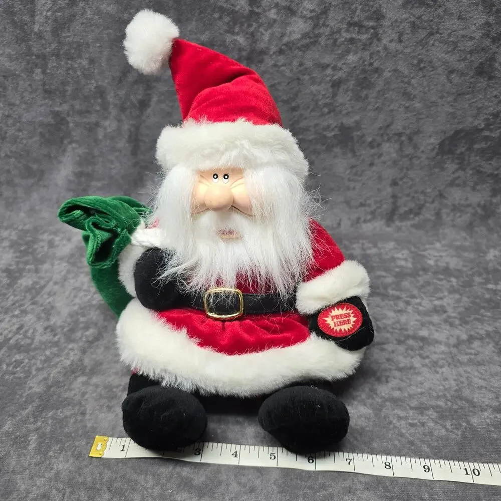Dandee Animated Santa Claus Dances & Sings Jingle Bell Rock Christmas Plush